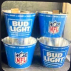 Bud Light NFL Blue Ice Bucket New